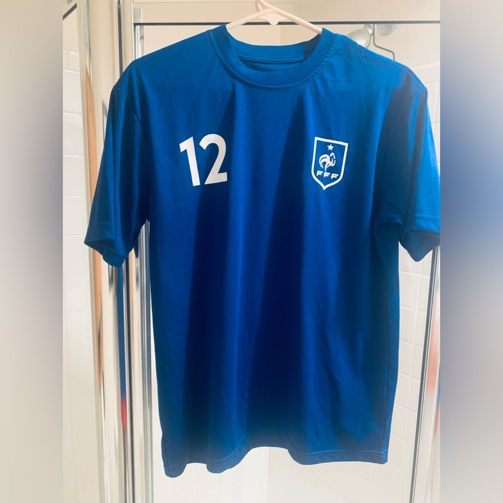 Kilian Mbappe Jersey - Medium - Navy Blue Shirt - Soccer Jersey
